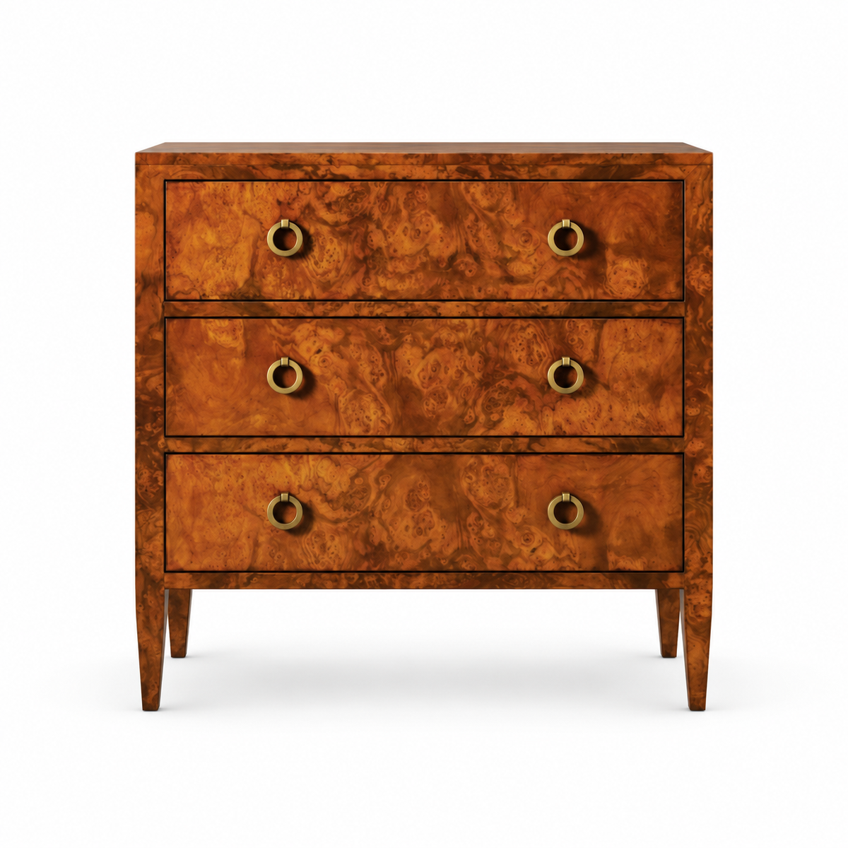 WALNUT BURL NIGHTSTAND